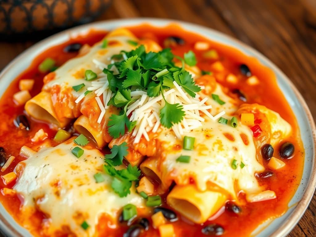 Vegetarian Enchiladas Recipe