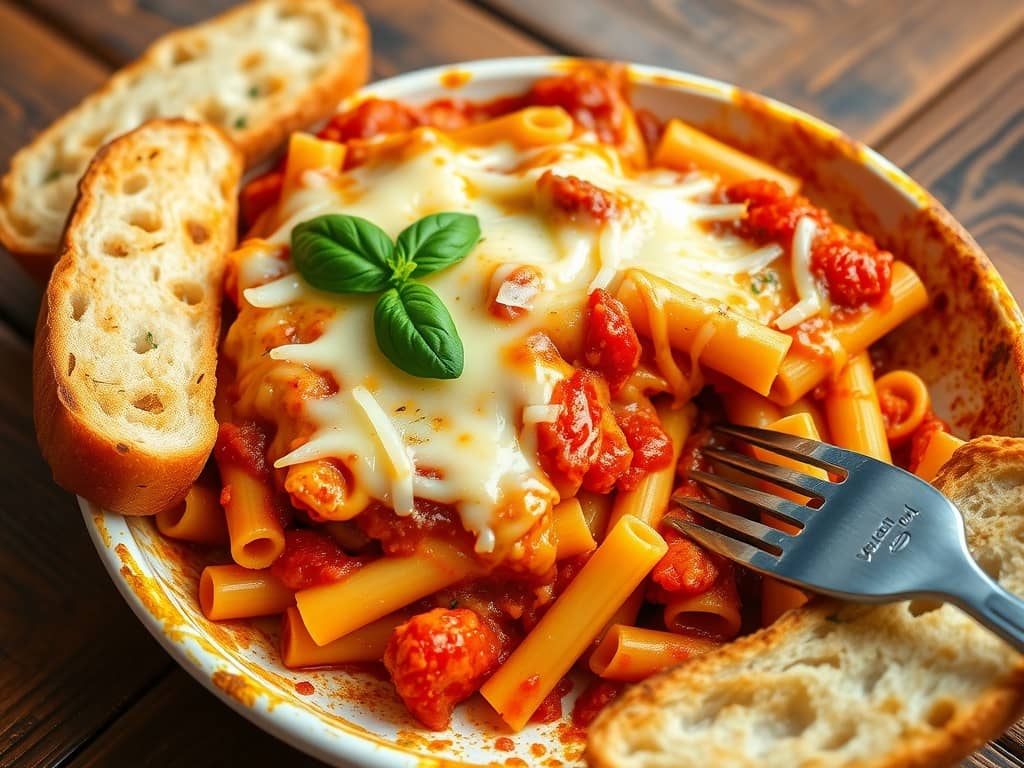 Baked Ziti with Ground Turkey Recipe