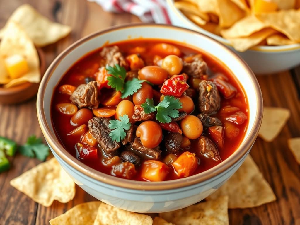 Beef and Vegetable Chili Recipe