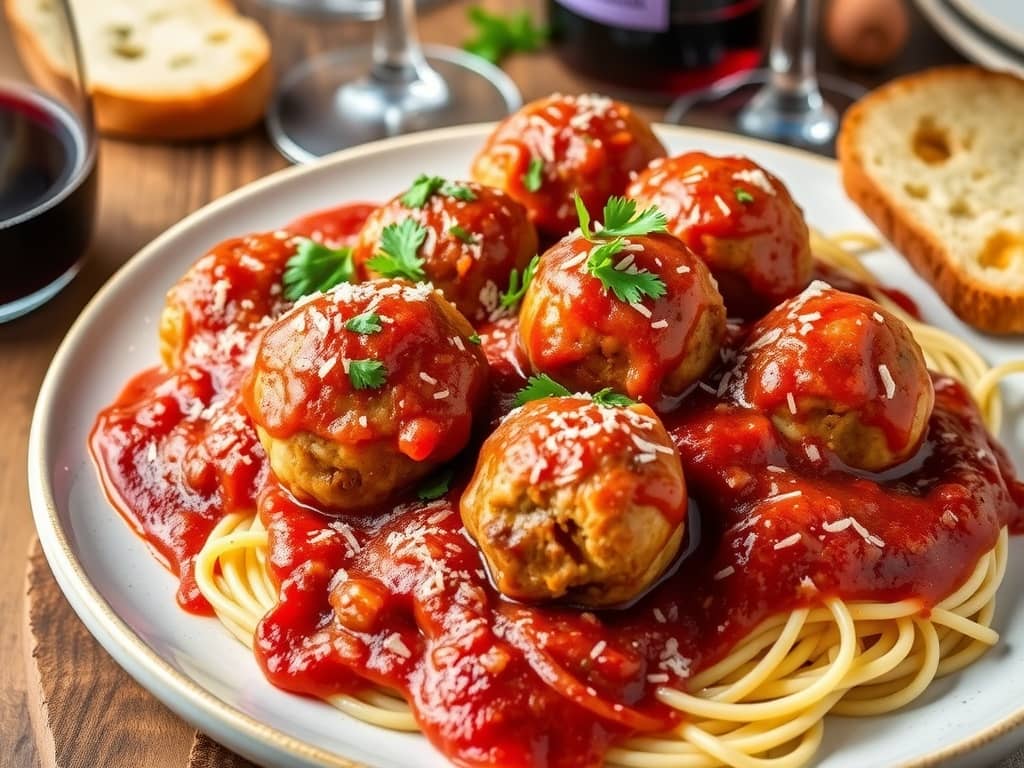 Turkey Meatballs in Marinara Sauce Recipe