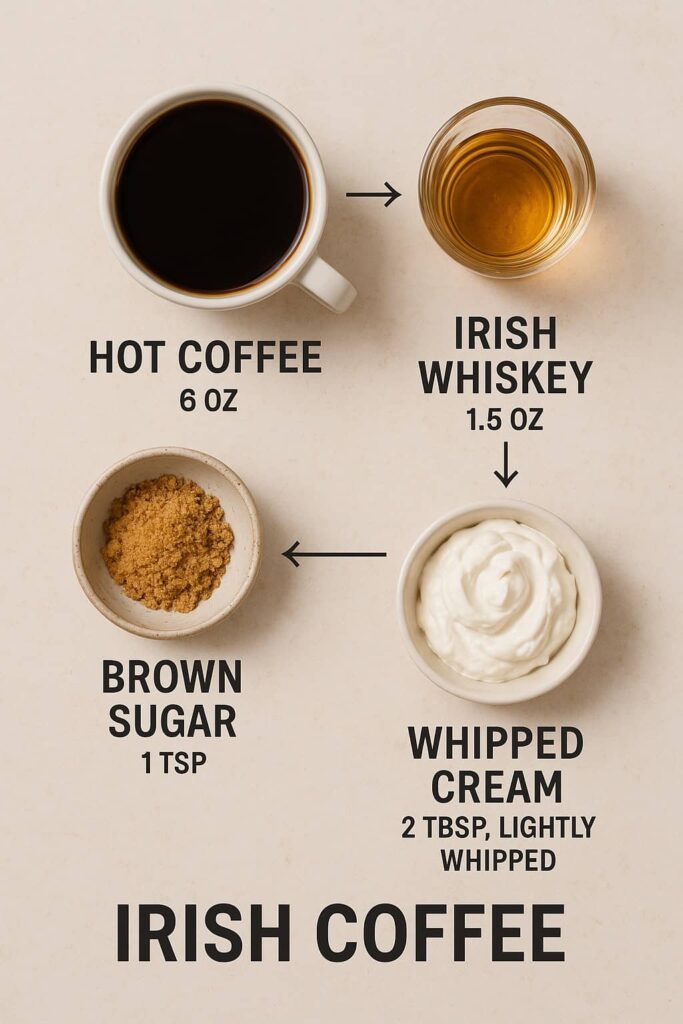 Irish Coffee - Ingredients