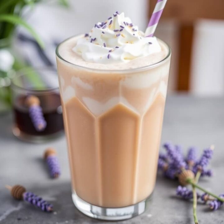 Honey Lavender Frozen Latte Recipe