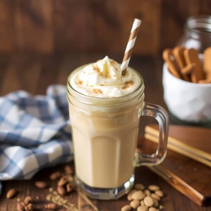 Iced Coffee Biscoff Shake