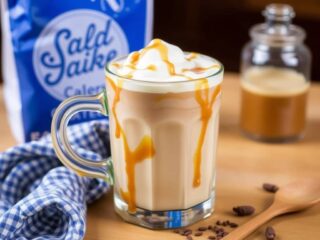 Salted Caramel Cream Cold Brew - Starbucks Copycat Recipe - Cooks & Coffee