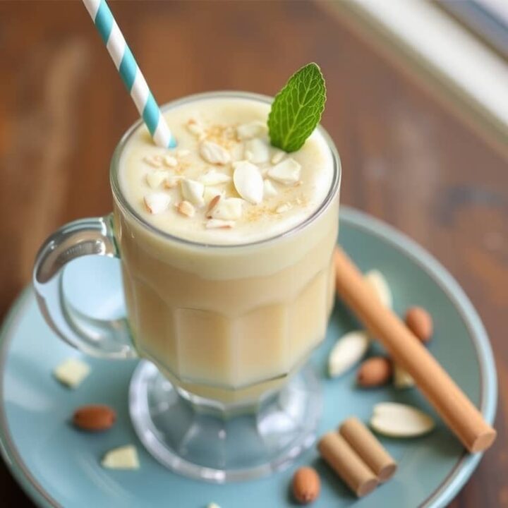 Vanilla Almond Frozen Latte