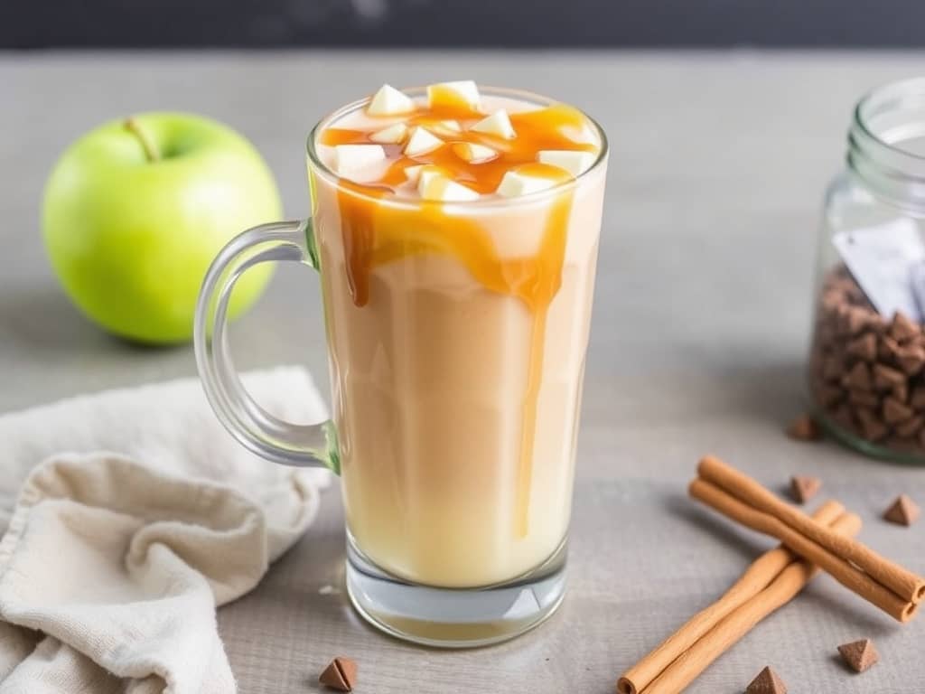 Caramel Apple Spice Iced Coffee Recipe