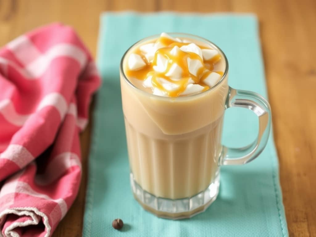 Caramel Toffee Iced Coffee Recipe