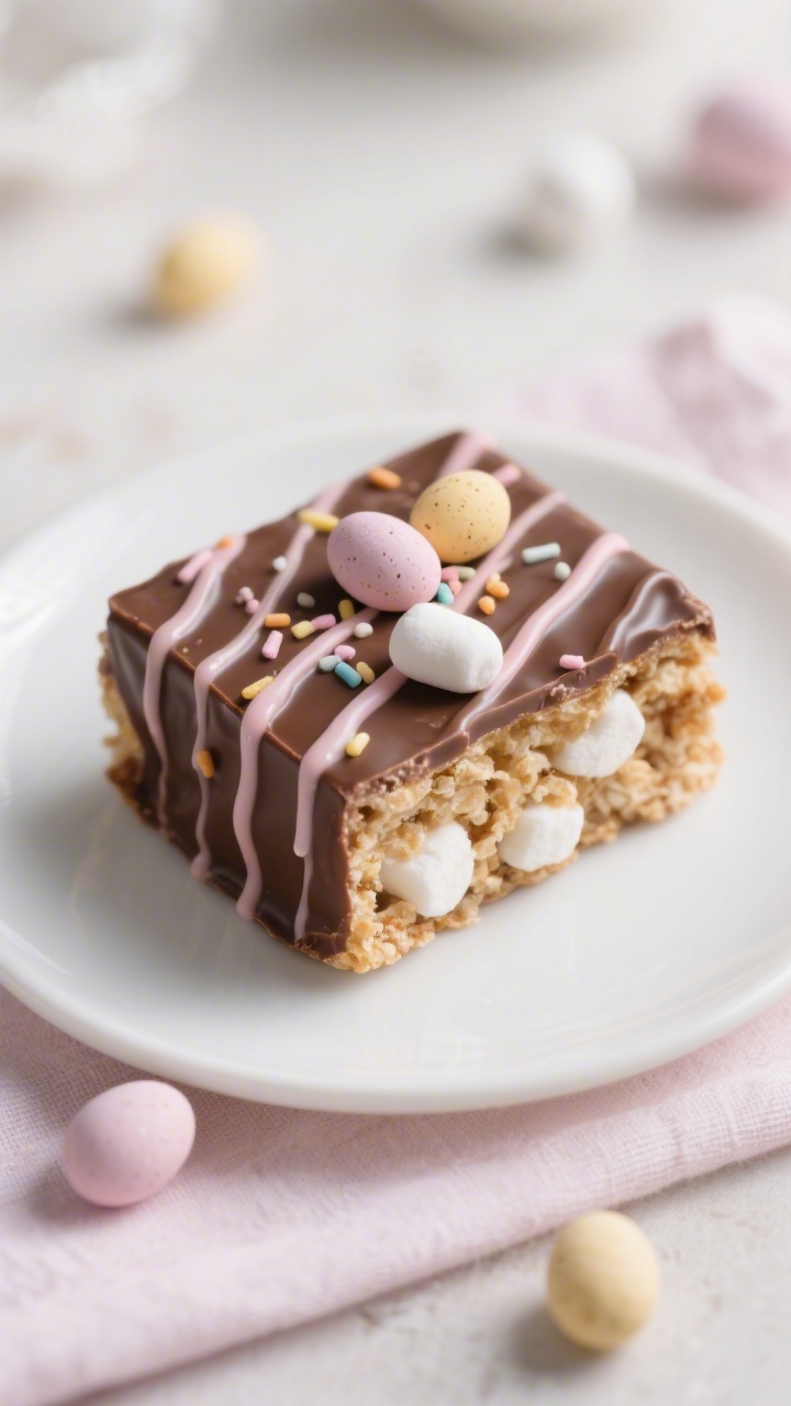 Final presentation detail: Close-up of a single square bar on a small white plate, showcasing the so